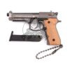LLAVERO PISTOLA B92F NEGRO/MARRON - Imagen 3