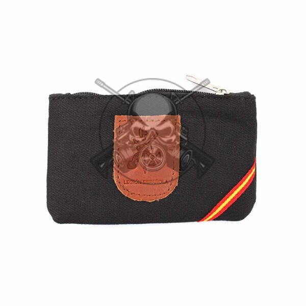 MONEDERO TELA LEGION NEGRO