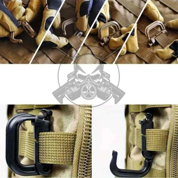 FASTENER PVC 2PCS NEGRO - Imagen 3