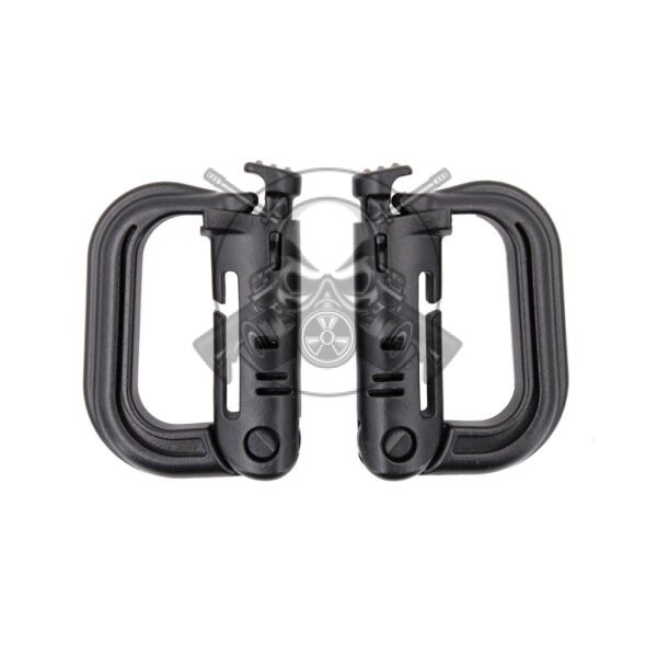 FASTENER PVC 2PCS NEGRO