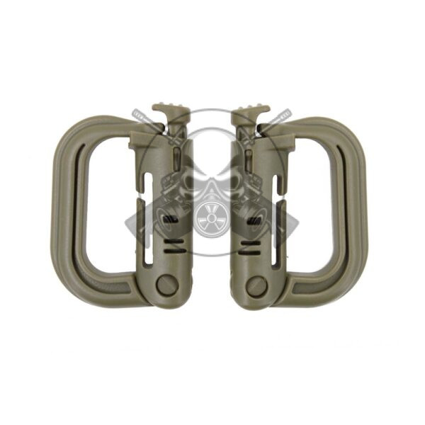 FASTENER PVC 2PCS VERDE