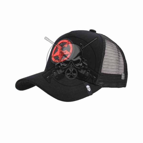 GORRA PUNISHER REJILLA NEGRA