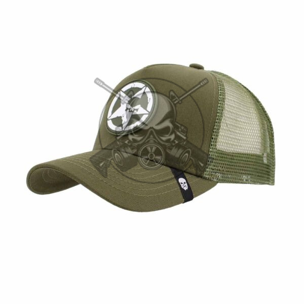 GORRA PUNISHER REJILLA VERDE