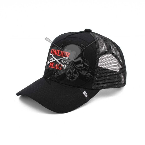 GORRA UNDER THE BLACK FLAG REJILLA  NEGRA