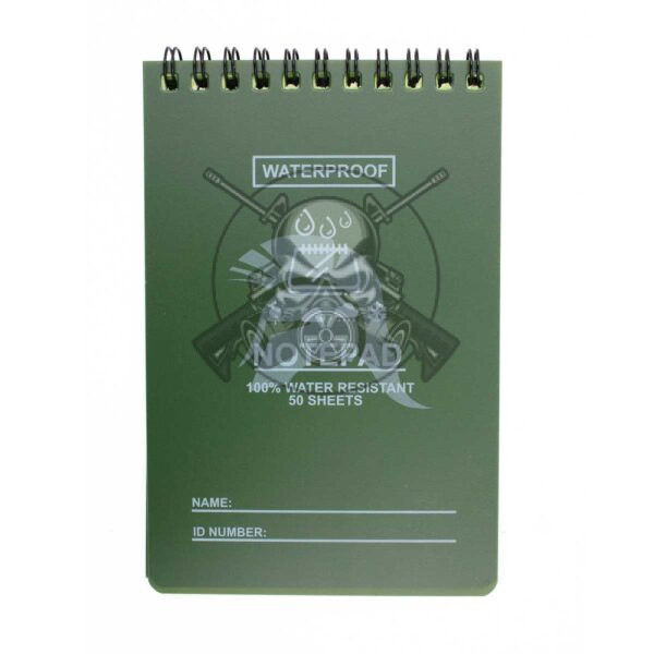 LIBRETA WATERPROOF 15 X 10 CM VERDE