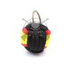 LLAVERO BOLA PARACORD BANDERA ESPAÑA NEGRO - Imagen 2