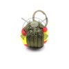 LLAVERO BOLA PARACORD BANDERA ESPAÑA VERDE - Imagen 2