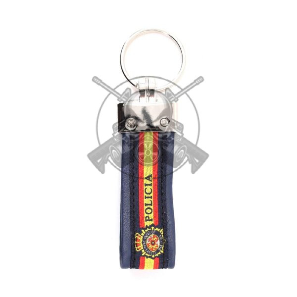 LLAVERO ESPAÑA PIEL POLICIA NACIONAL - Imagen 2