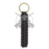 LLAVERO PARACORD BANDERA ESPAÑA NEGRO - Imagen 2