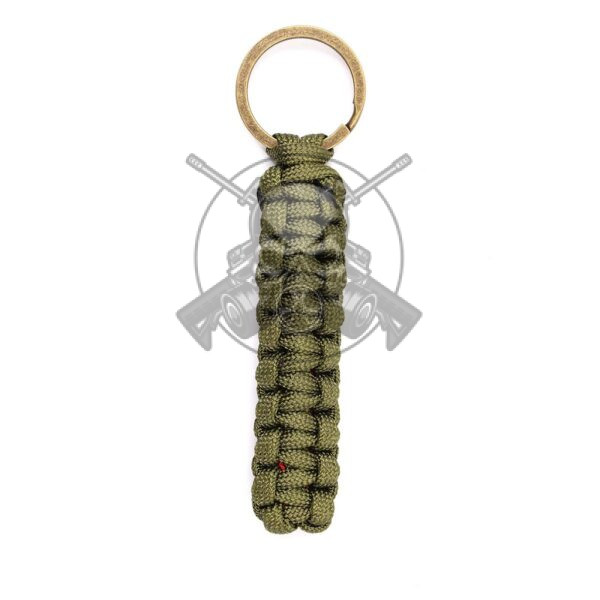 LLAVERO PARACORD BANDERA ESPAÑA VERDE - Imagen 2