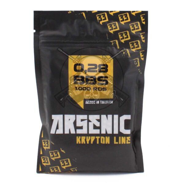 BOLAS ARSENIC 0.28G 1000RDS BLANCA