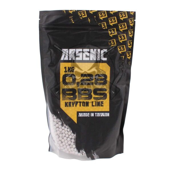 BOLAS ARSENIC 0.28G 1KG BLANCA