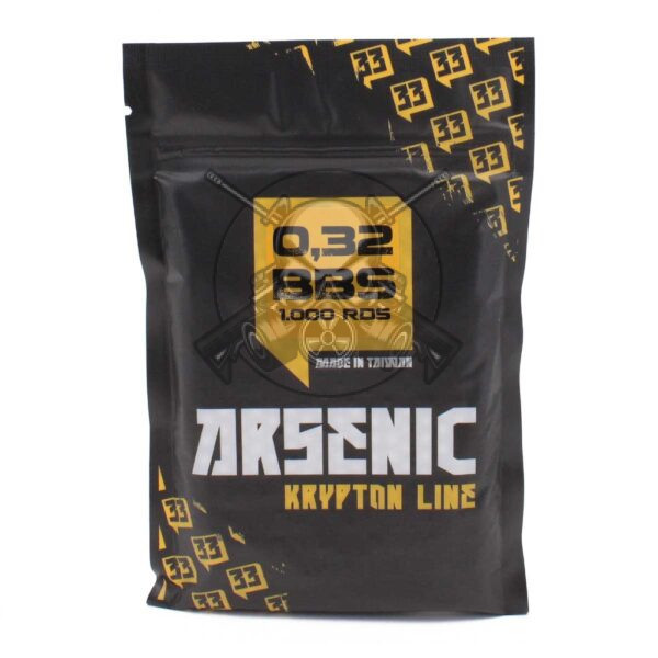 BOLAS ARSENIC 0.32G 1000RDS BLANCA