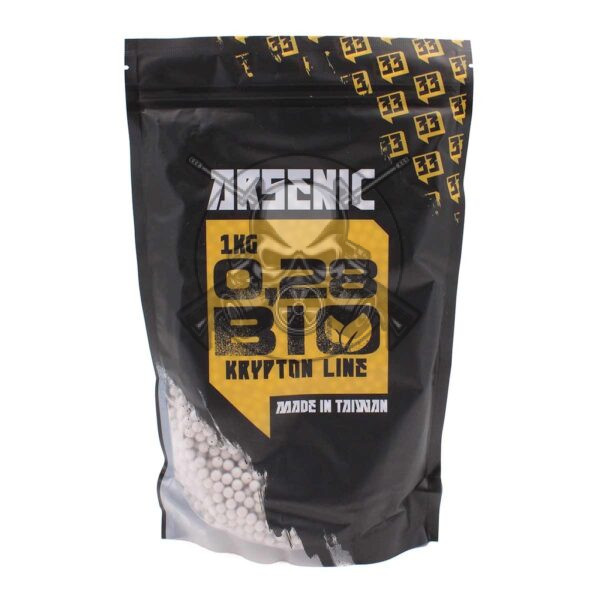 BOLAS ARSENIC BIO 0.28G 1KG BLANCA