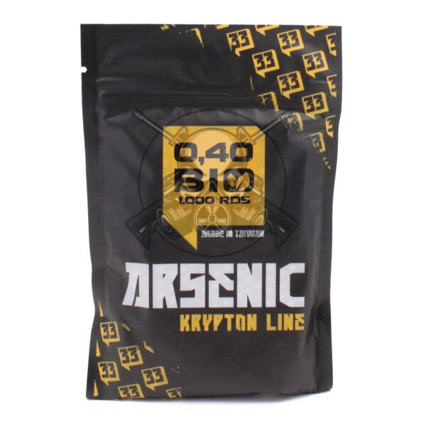 BOLAS ARSENIC BIO 0.40G 1000RDS BLANCA