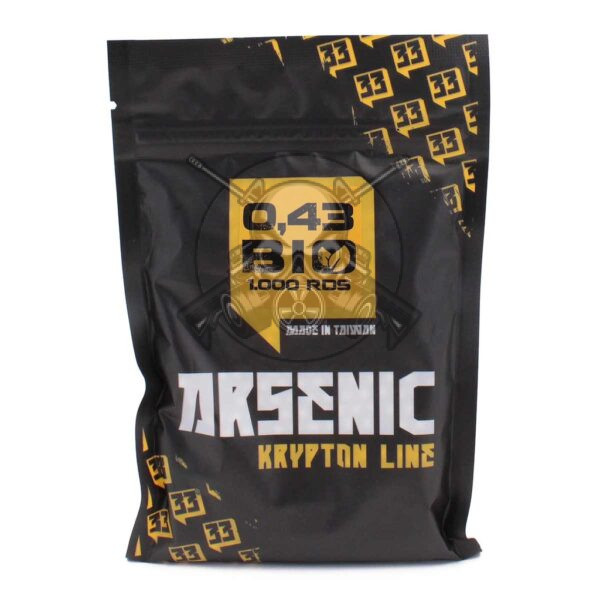 BOLAS ARSENIC BIO 0.43G 1000RDS BLANCA