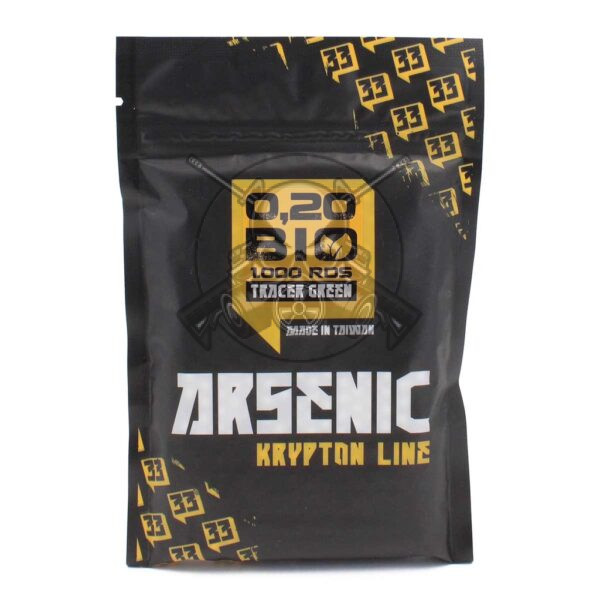 BOLAS ARSENIC BIO TRAZADORA 0.20G 1000RDS VERDE