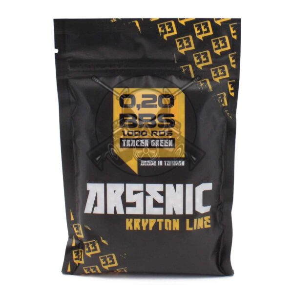 BOLAS ARSENIC TRAZADORA 0.20G 1000RDS VERDE