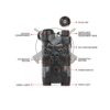 LINTERNA LASER AZUL WADSN NEGRO - Imagen 2