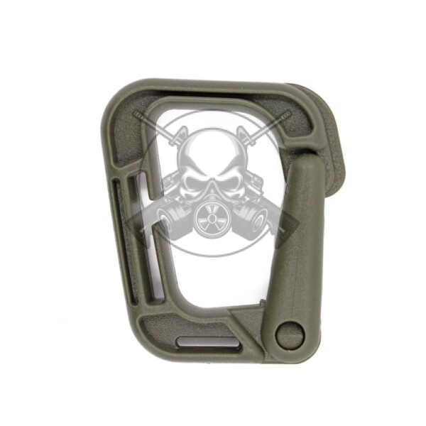MOSQUETON PVC CUADRADO VERDE