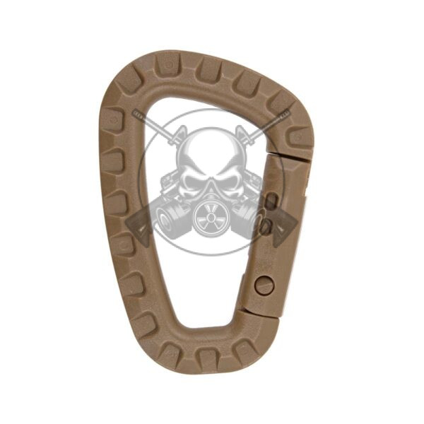 MOSQUETON PVC 82MM COYOTE