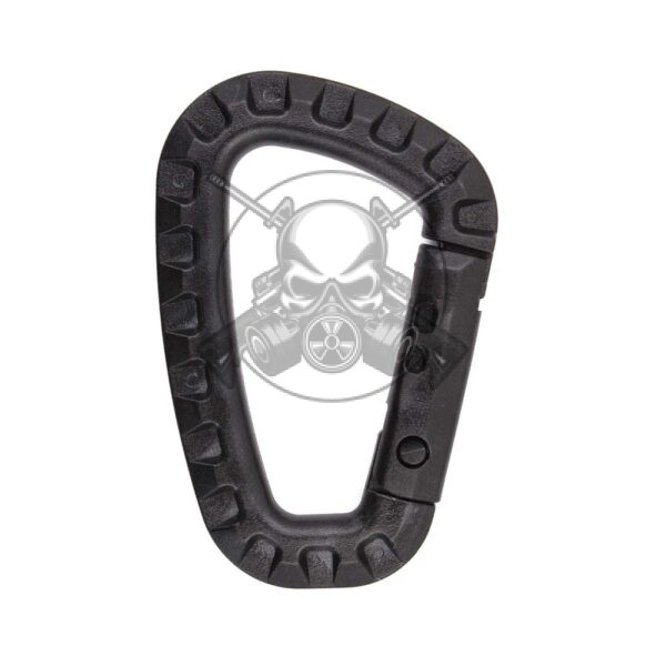 MOSQUETON PVC 82MM NEGRO