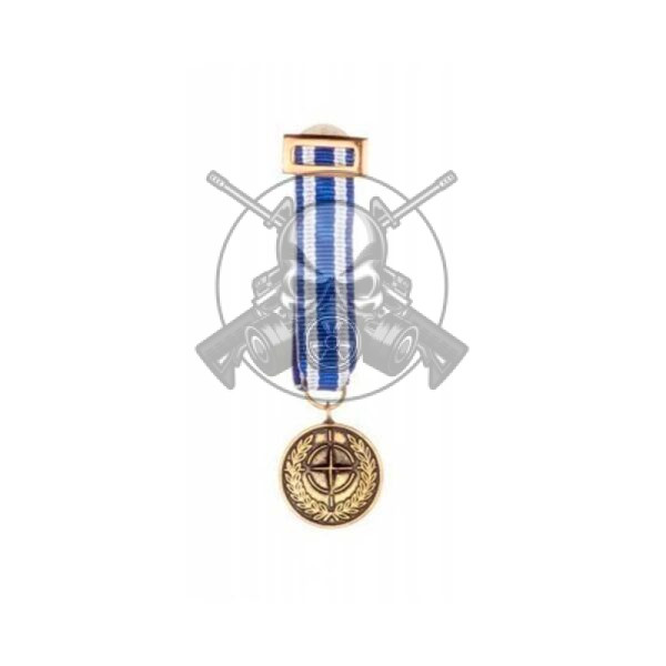 MEDALLA AFGANISTAN OTAN AZUL BLANCA