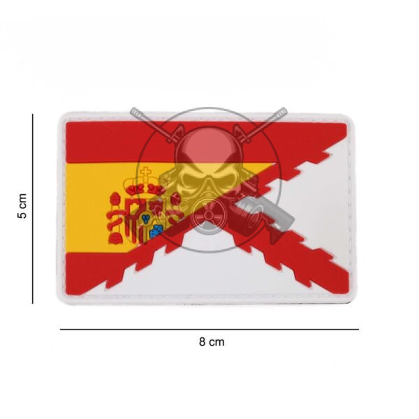 PARCHE PVC BORGOÑA/ESPAÑA BLANCO