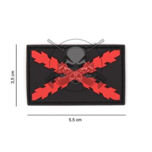 PARCHE PVC BORGOÑA PEQ. NEGRO