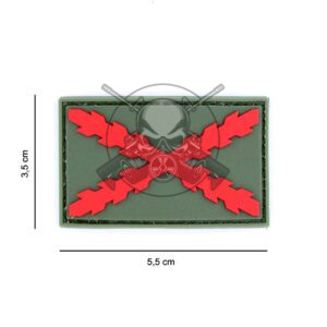 PARCHE PVC BORGOÑA PEQ. VERDE