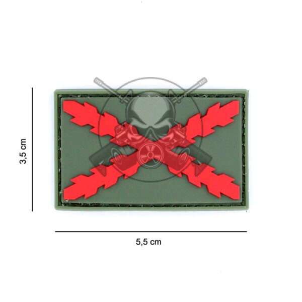 PARCHE PVC BORGOÑA PEQ. VERDE