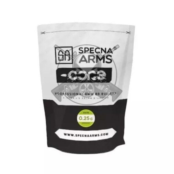 BOLAS SPECNA ARMS CORE BIO 0.25G 0.5KG BLANCA
