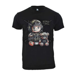 CAMISETA BORN TO KILL NEGRA
