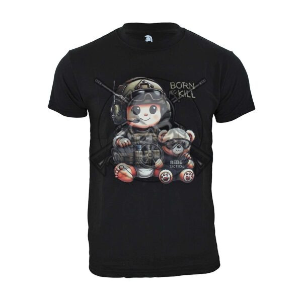 CAMISETA BORN TO KILL NEGRA