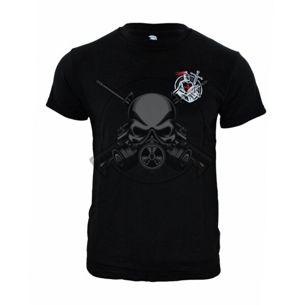CAMISETA CRUZ TEMPLARIO NEGRA