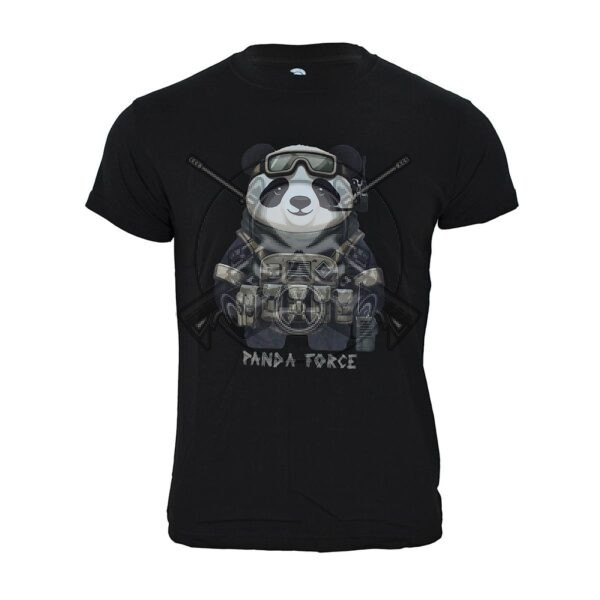 CAMISETA PANDA FORCE NEGRA