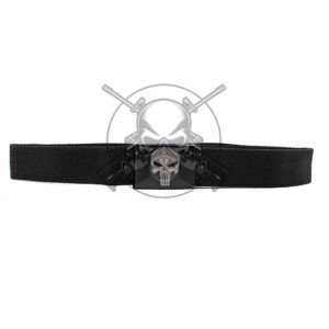 CINTURON HEBILLA PUNISHER NEGRO