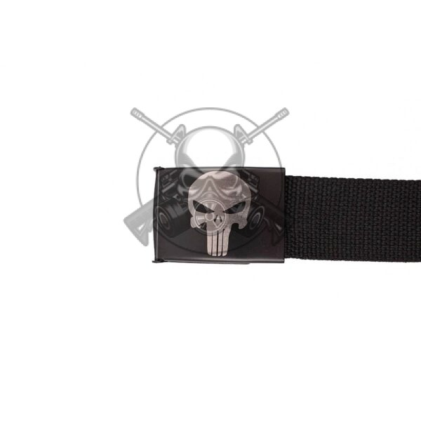 CINTURON HEBILLA PUNISHER NEGRO - Imagen 2