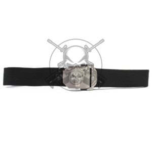 CINTURON  HEBILLA PUNISHER PLATA