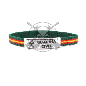 PULSERA ESPAÑA ELASTICA CHAPA GUARDIA CIVIL