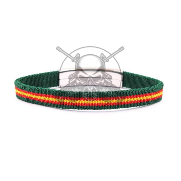 PULSERA ESPAÑA ELASTICA CHAPA GUARDIA CIVIL - Imagen 2