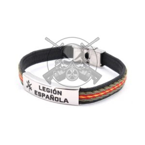 PULSERA ESPAÑA LONA CHAPA LEGIÓN