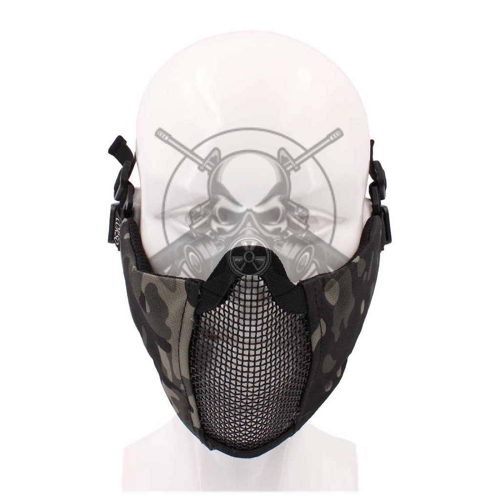 MASCARA REJILLA TELA MK2 MULTICAM BLACK - Imagen 2