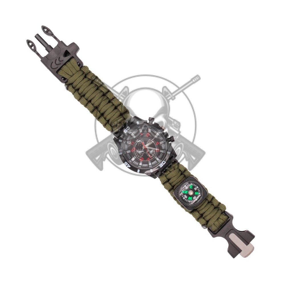 reloj-paracord-verde-IW-0501-OD