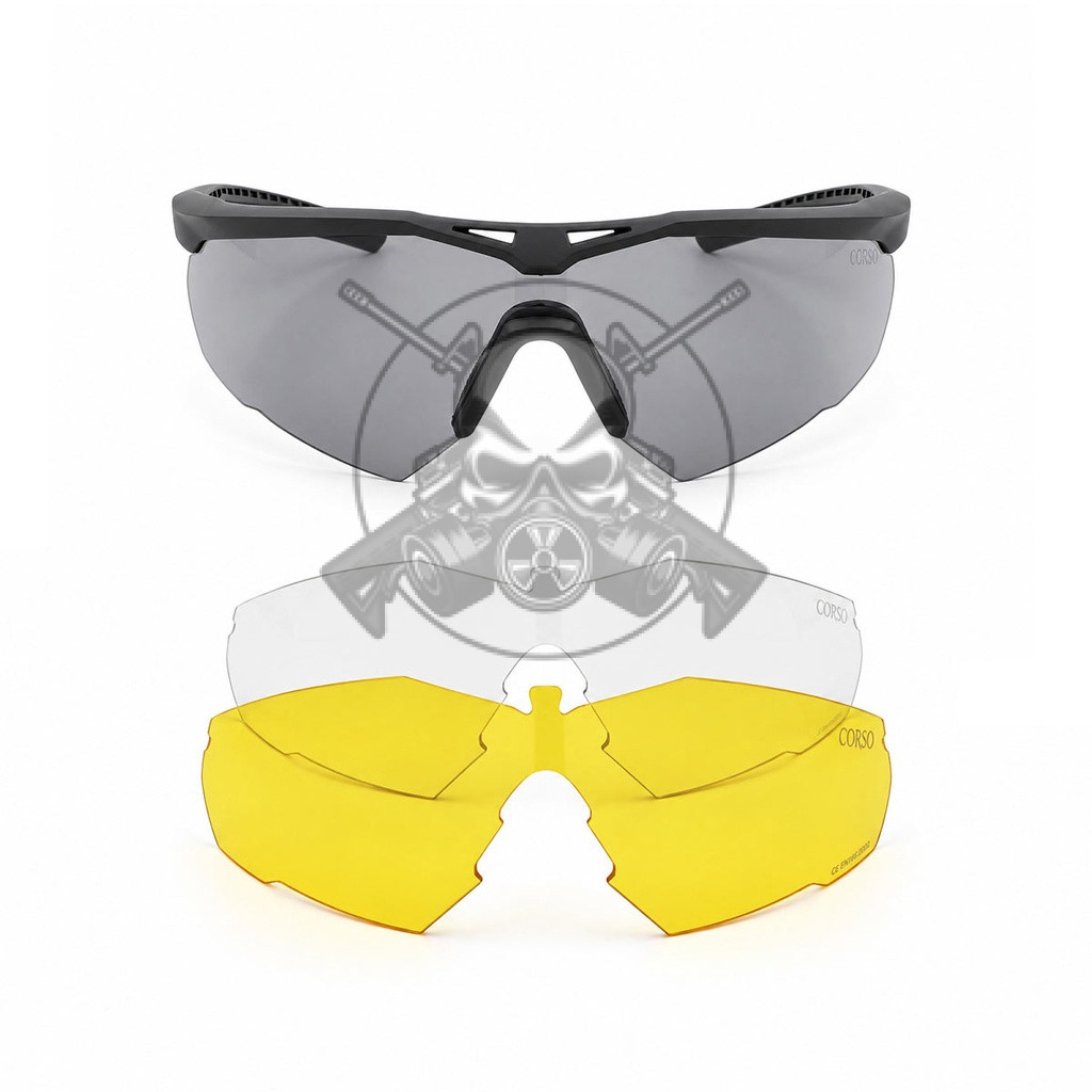 GAFA REVENGE KEEL LENTES INTERCAM. NEGRA - Imagen 3